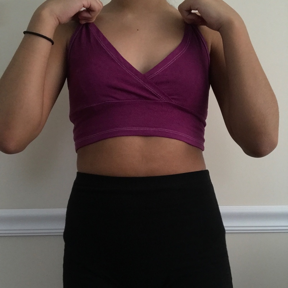 brandy melville purple amara tank